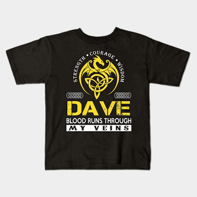 DAVE Kids T-Shirt by isaiaserwin